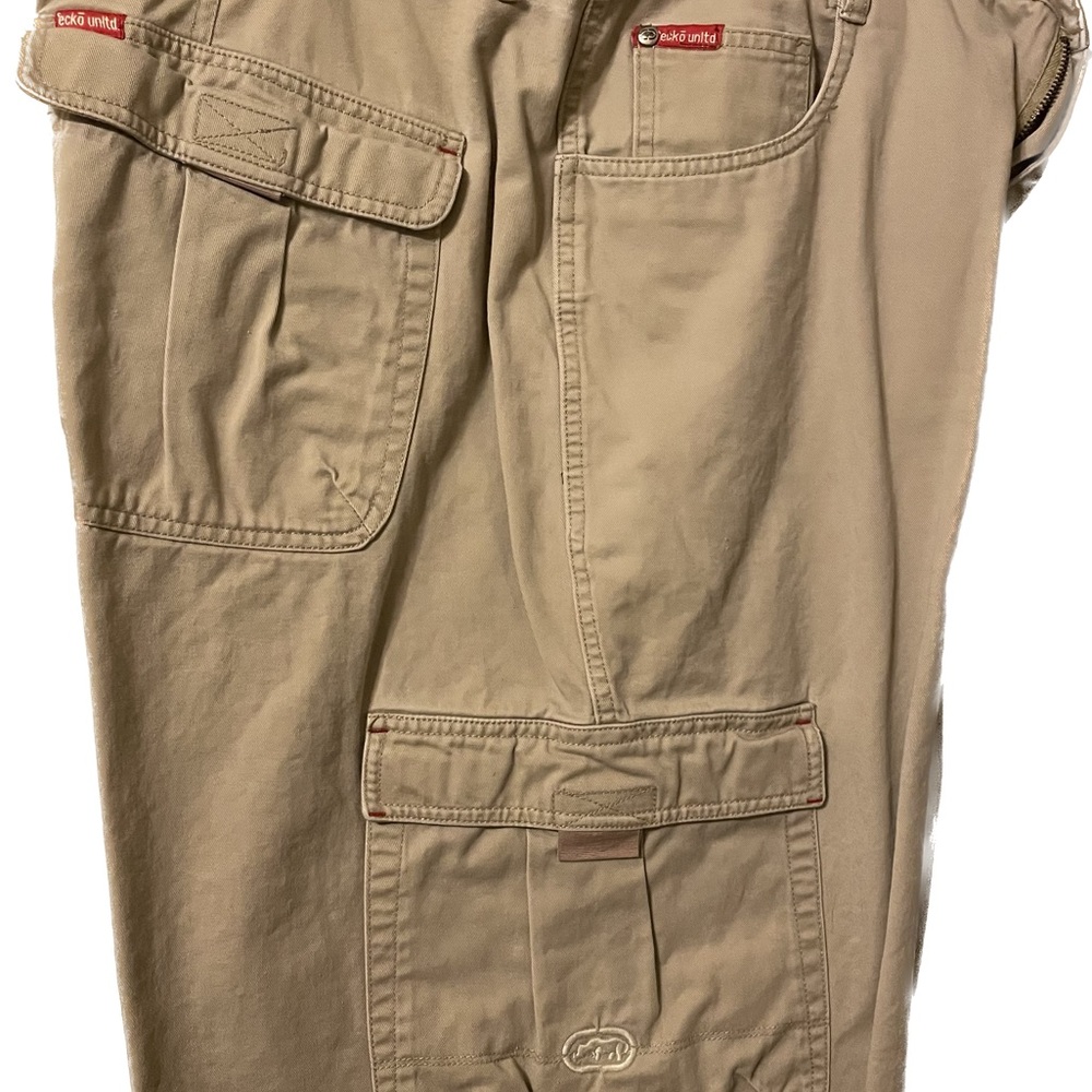 💙! Men Cargo Shorts. Khaki. Size 40 waist. Good Condition. Clean❗️Final Price❣️ - Picture 6 of 6